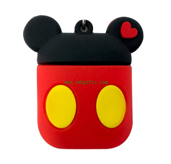 Stereo Effect Pvc Soft Pvc Keychains Keyrings