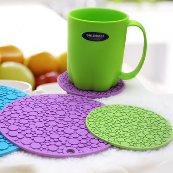 silicone drink coasters