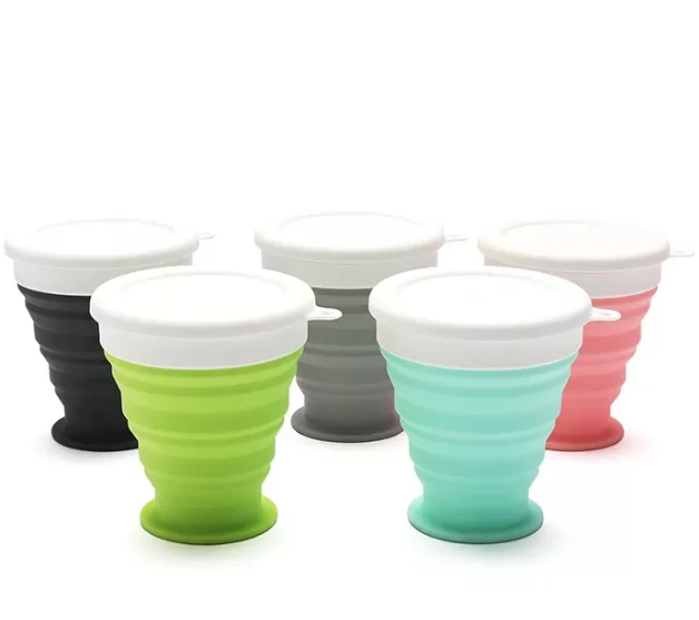 Drinking Collapsible Travel Cup with Lids Drinking Collapsible Travel Cup with Lids