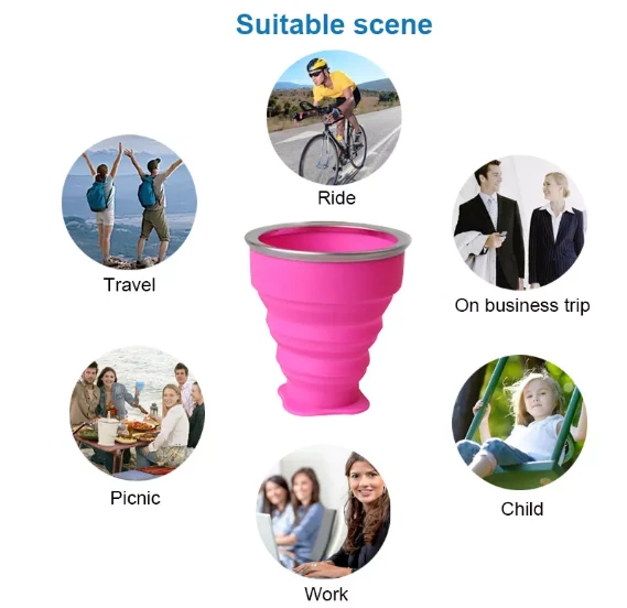 Travel Reusable Collapsible Silicone Cup Travel Reusable Collapsible Silicone Cup