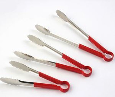 Ručka od nerdjajućeg čelika Silikonska kuhinja Poslužujući tongovi