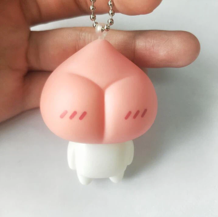 Creative Silicone Keychain Pendant,key Chain Rings