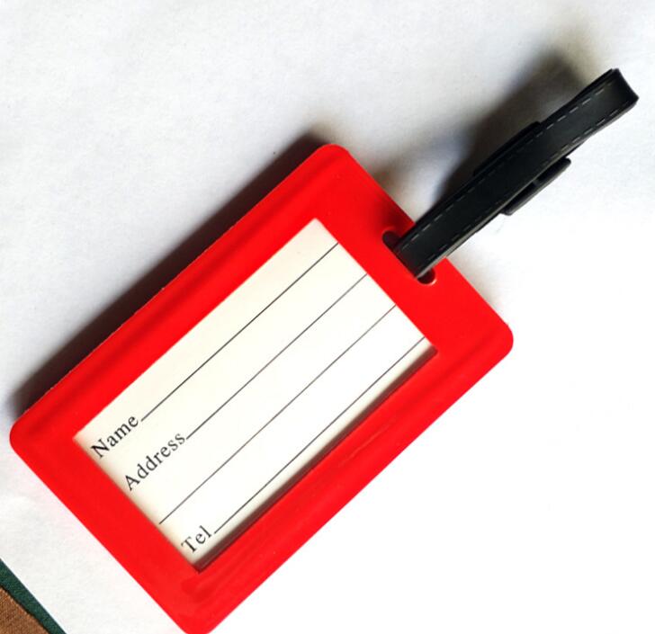 Hot Sale Waterproof 3d Silicone Luggage Tag Handbag Labels