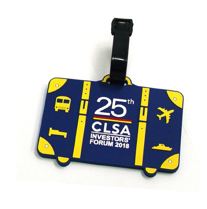 Pvc Luggage Tag For Travel Suitcase