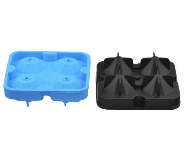Silicone Food Grade Diamond Ice Tray Ice Mold
