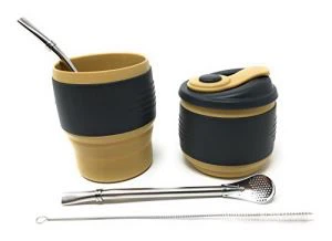 Sklopiva silikonska čaša za čaj Yerba Mate