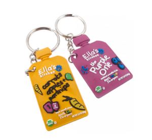 Online personalizirani dizajn PVC privjesci za ključeve