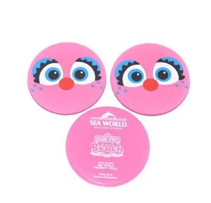 Promotivni kvalitet čaj mat soft pvc cup coaster for desk