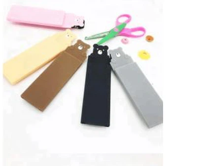 Silikonska postojana čašica za olovke, prijenosni držač za olovke za oznake