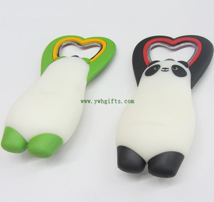 2d 3d Degins Soft Pvc Bottle Opener Rubber Wine Metal Bottle Opener