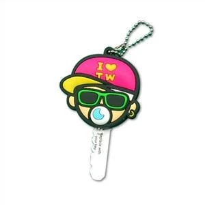 Promotivni pokloni Mekani PVC gumeni ključ cover 3D key rings holder