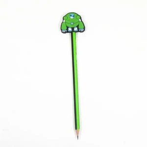 Promotivni olovka gumeni pvc robot topper