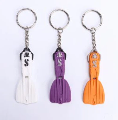Gumeni privjesak za ključeve Modni 3d oblikovani mekani PVC držač za ključeve