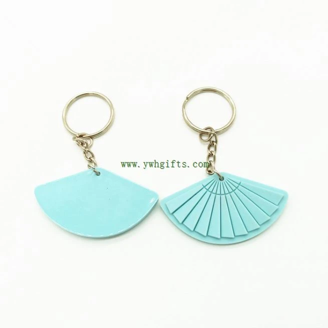 Carrot Silicone Keychain 3D Key Ring Soft Rubber Key Holder