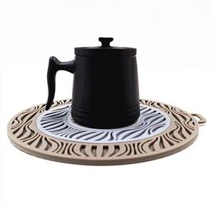 Novi okrugli držač posudice za podmetač od silikonskog podmetača otpornog na vrućinu